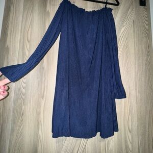 One Clothing Asymmetrical Navy Dress